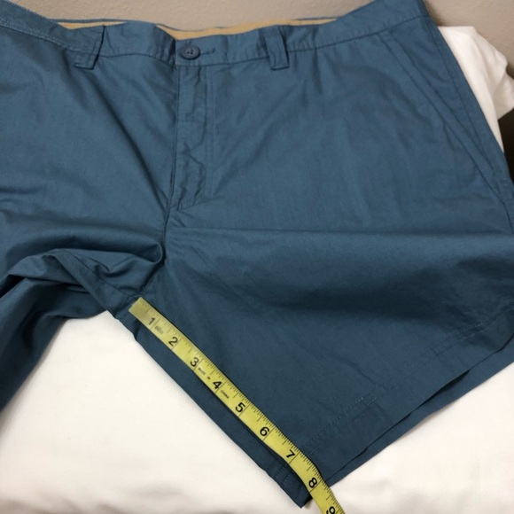 Columbia Men's Soft Cotton Effortless Regular Fit Blue Gray Chino Shorts 40W 8L - Picture 12 of 15